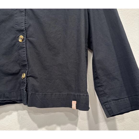 Thirdlove Cotton Blend Pajama Top 3 Button Front Women’s Size Medium Lounge - Picture 4 of 7